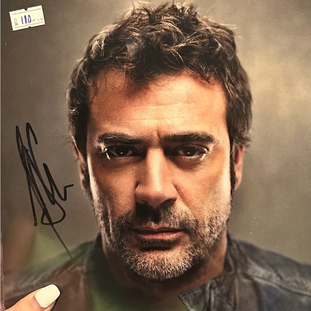 Signed Jeffrey Dean Morgan Laminated Picture